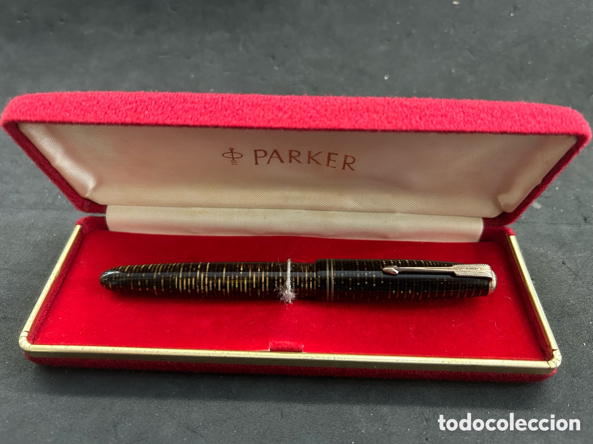 Plumas estilogr&aacute;ficas antiguas: Pluma Parker Vacumatic plumin 14k - Foto 1