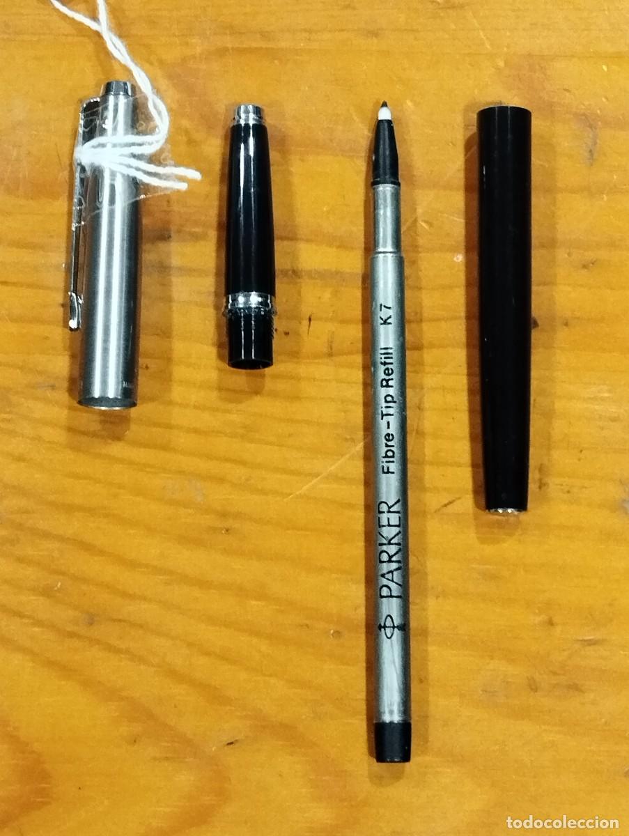 Plumas estilogr&aacute;ficas antiguas: PARKER ROLLER PUNTA FINA. - Foto 5