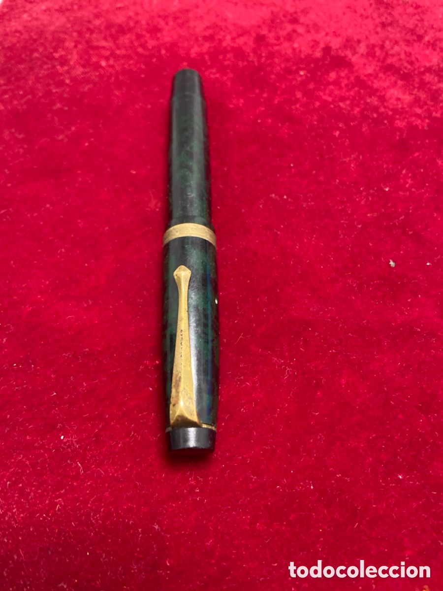Plumas estilogr&aacute;ficas antiguas: WARRANTED .Plumin de oro 14cts - Foto 4