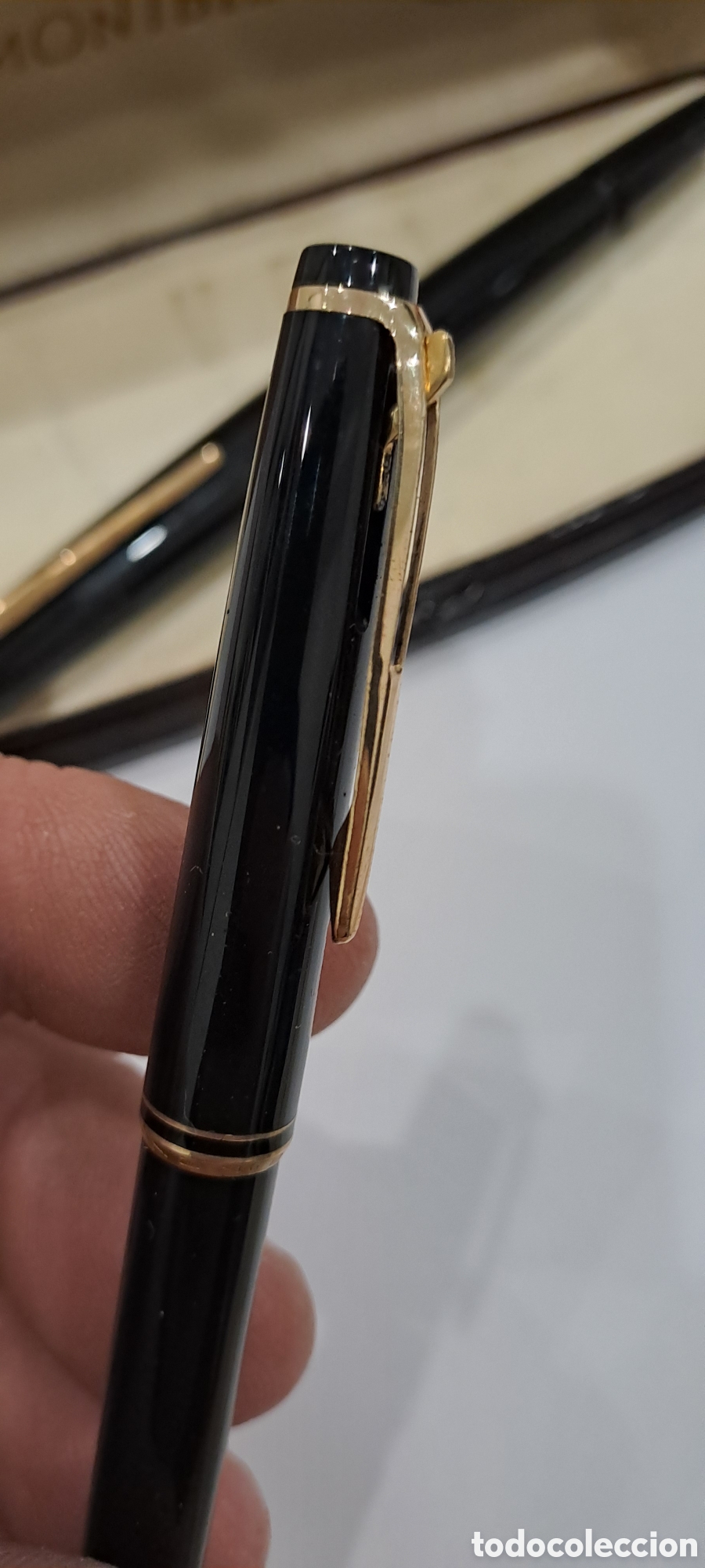 Plumas estilogr&aacute;ficas antiguas: Pluma y boligrafo Montblanc - Foto 3