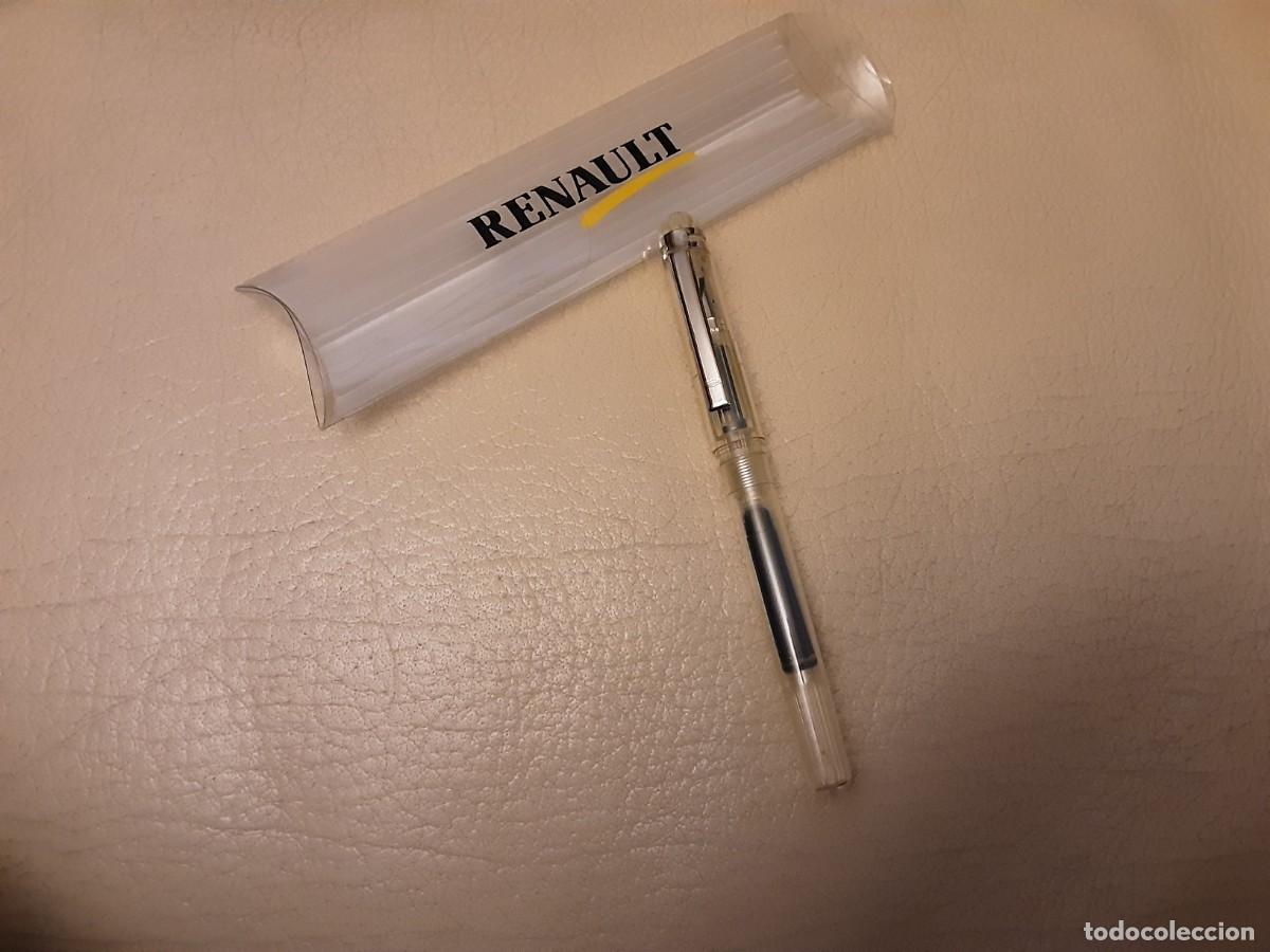 Plumas estilogr&aacute;ficas antiguas: Pluma publicidad RENAULT sin estrenar - Foto 4