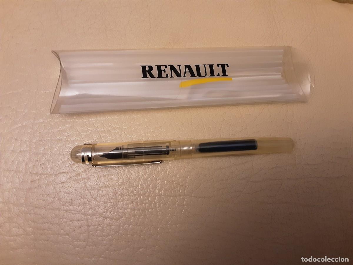 Plumas estilogr&aacute;ficas antiguas: Pluma publicidad RENAULT sin estrenar - Foto 5
