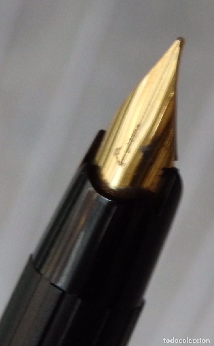 Plumas estilogr&aacute;ficas antiguas: PLUMA ESTILOGRAFICA ZENITH EN SU ESTUCHE - Foto 5