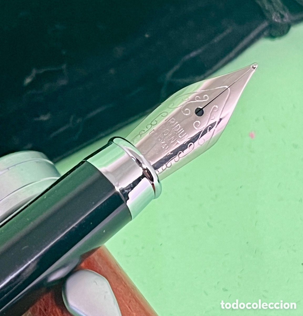 Plumas estilogr&aacute;ficas antiguas: PLUMA ESTILOGR&Aacute;FICA IRIDIUM POINT GERMANY NUEVA - Foto 7