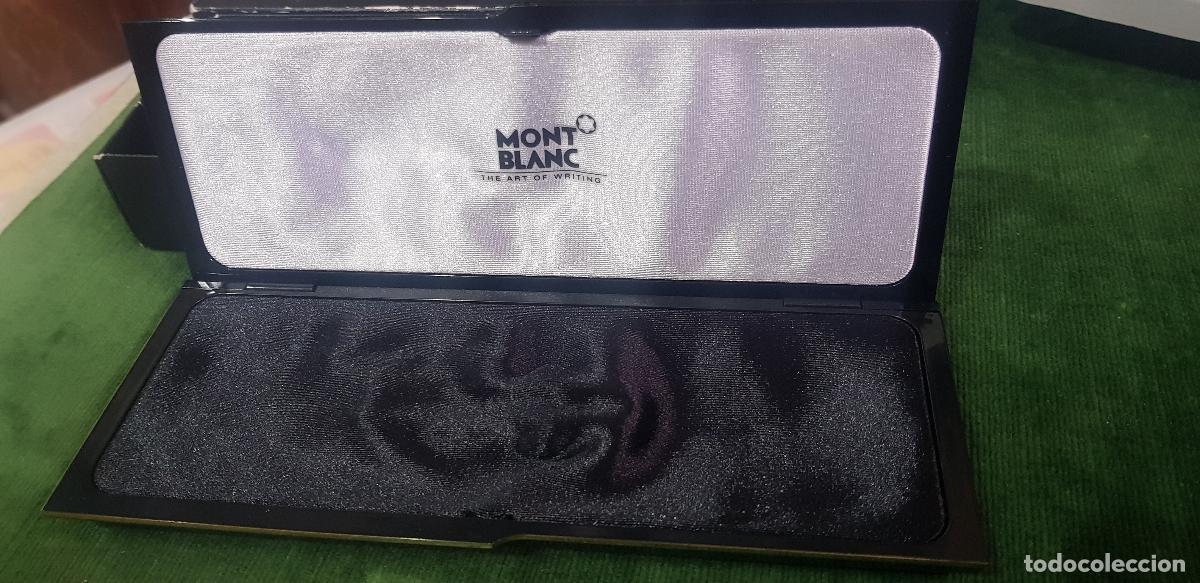 Plumas estilogr&aacute;ficas antiguas: MONT BLANC CAJA VACIA SIN PLUMA - Foto 3