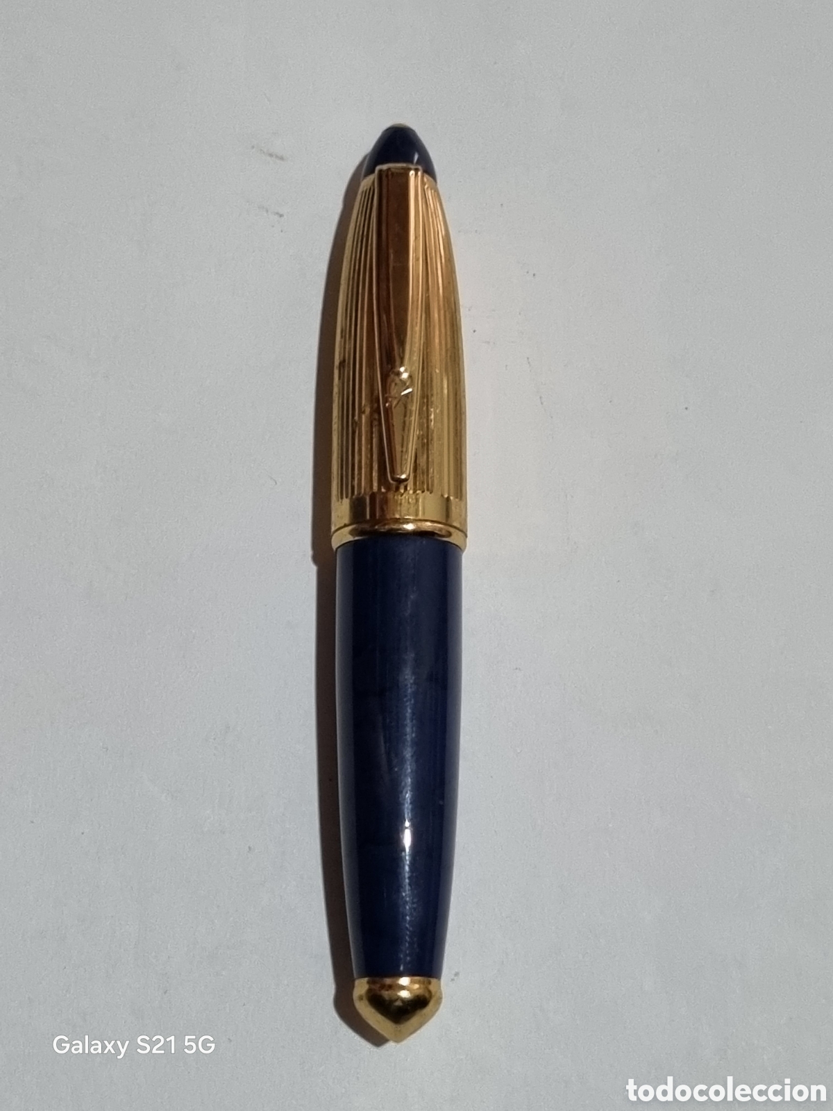 Plumas estilogr&aacute;ficas antiguas: PEQUE&Ntilde;A PLUMA IRIDIUM POINT CON LOGO LA CAIXA - Foto 1