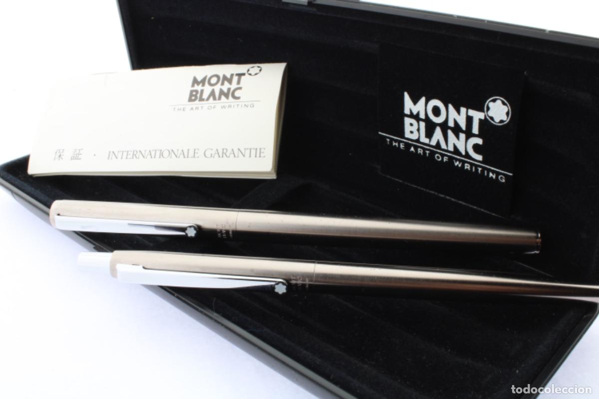 Plumas estilogr&aacute;ficas antiguas: Pluma y bol&iacute;grafo Montblanc - Foto 3