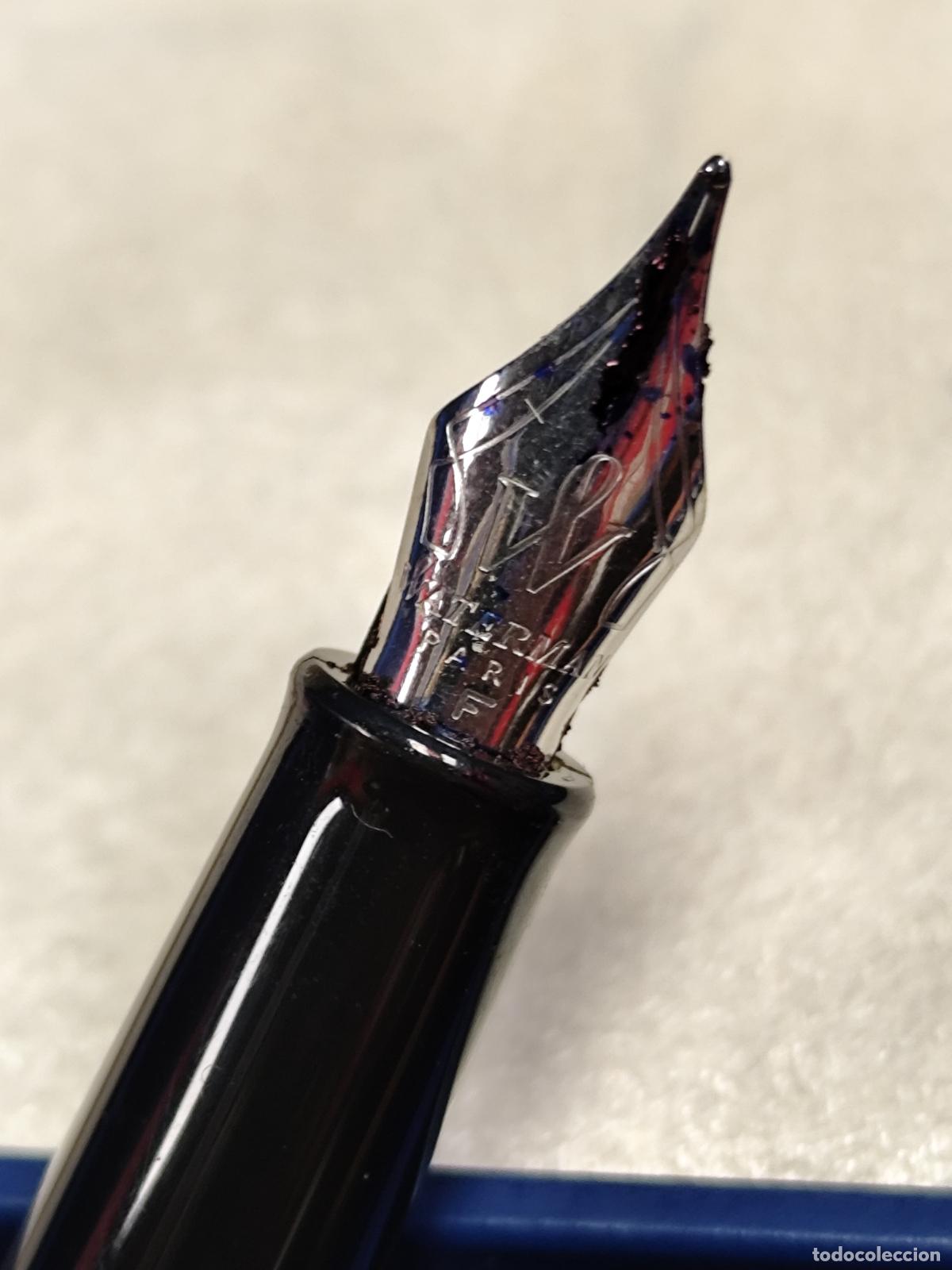 Plumas estilogr&aacute;ficas antiguas: Pluma Waterman Hemisphere , paris en caja - Foto 3