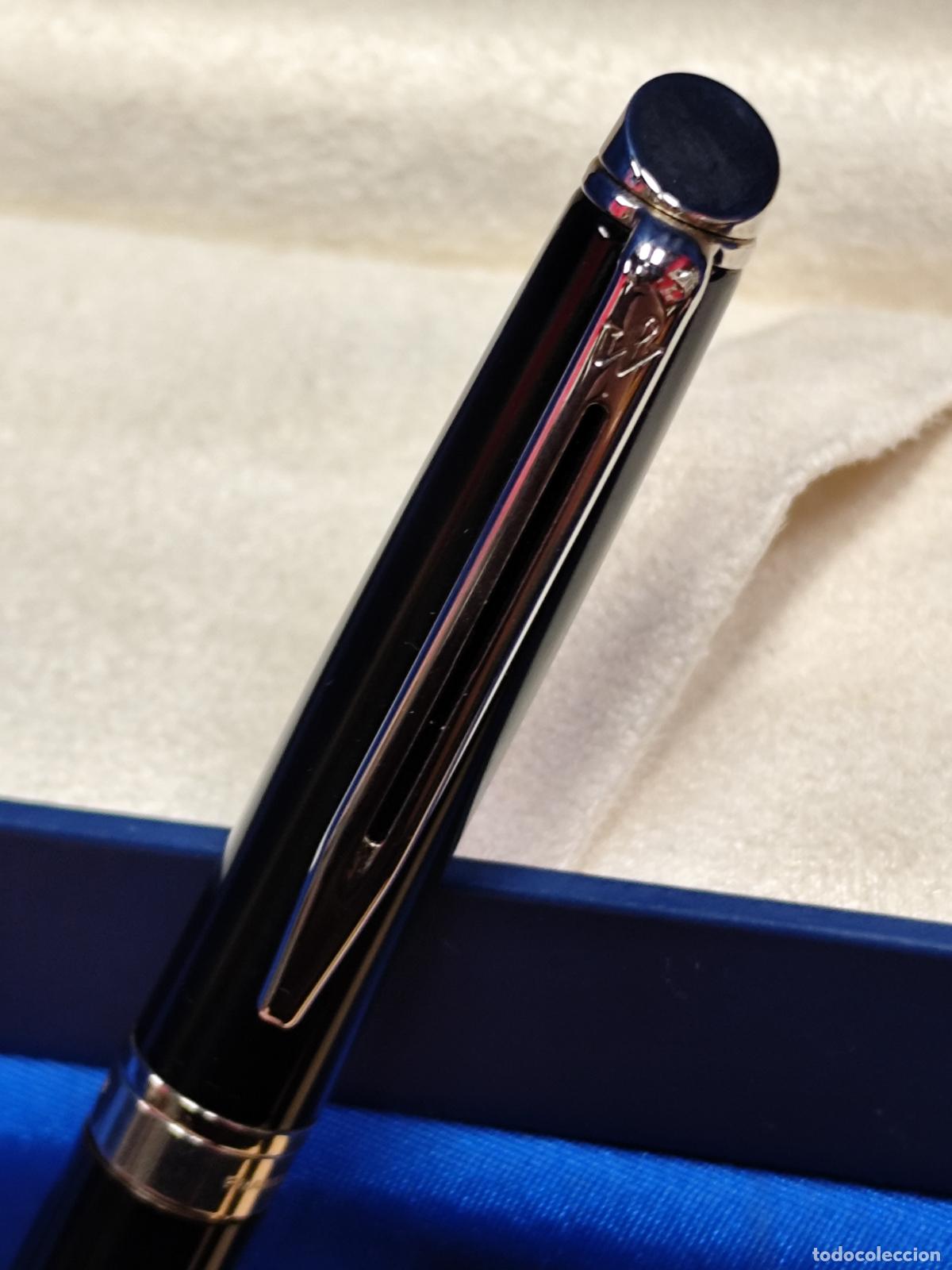 Plumas estilogr&aacute;ficas antiguas: Pluma Waterman Hemisphere , paris en caja - Foto 9