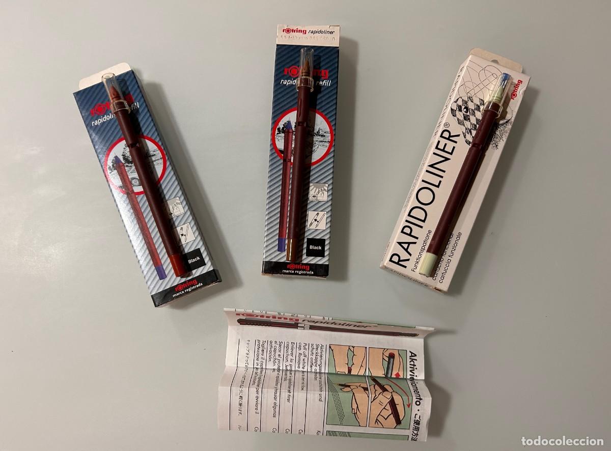 Plumas estilogr&aacute;ficas antiguas: Recambios rapidoliner nuevos - Foto 1