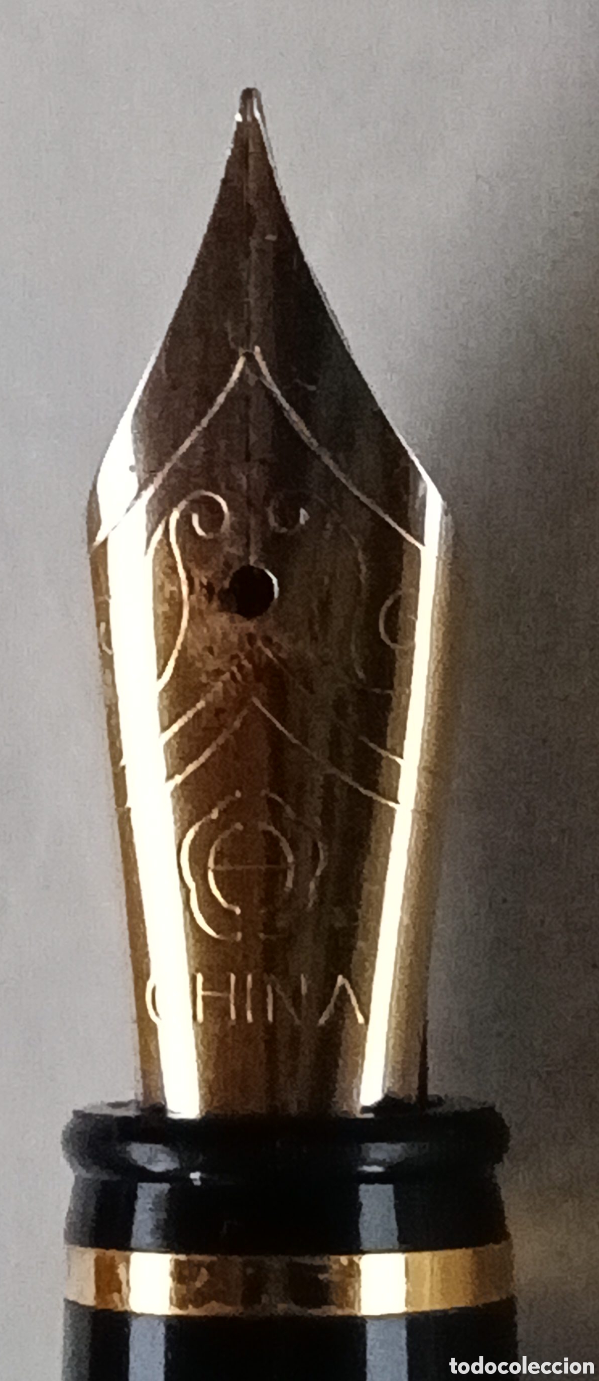 Plumas estilogr&aacute;ficas antiguas: Pluma estilografica Marksman.,- - Foto 5