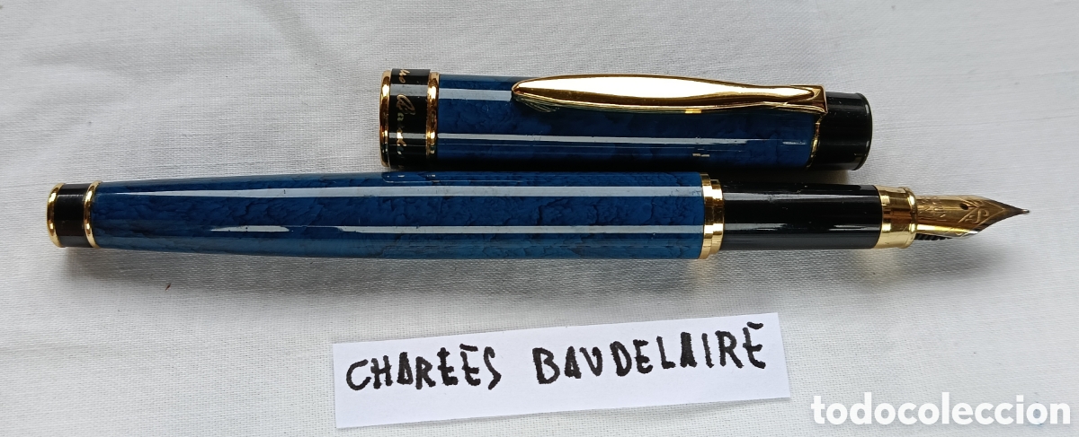 Plumas estilogr&aacute;ficas antiguas: Estuche-expositor,- 40 plumas - Foto 17