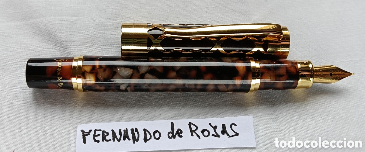 Plumas estilogr&aacute;ficas antiguas: Estuche-expositor,- 40 plumas - Foto 20