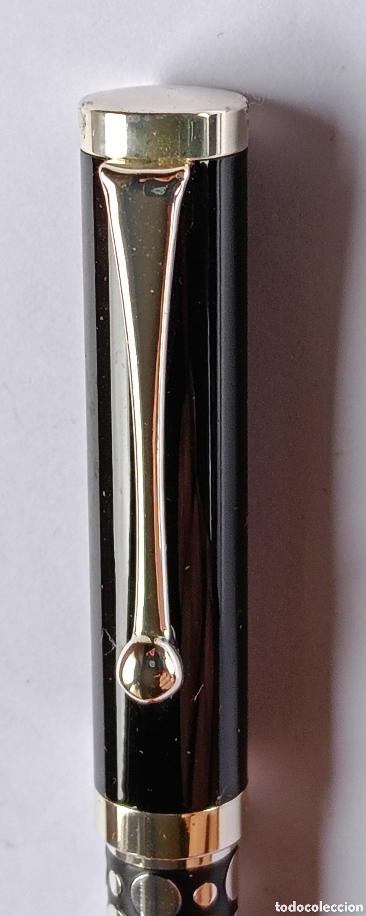 Plumas estilogr&aacute;ficas antiguas: Pluma estilografica con ba&ntilde;o de plata - Foto 3