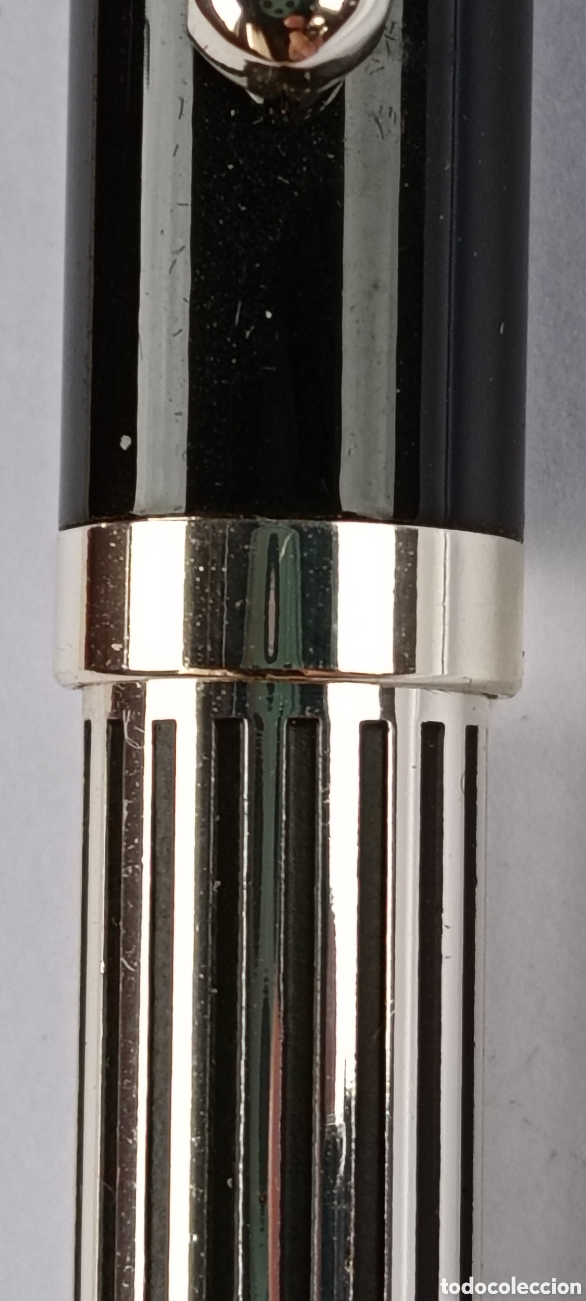 Plumas estilogr&aacute;ficas antiguas: Pluma estilografica con ba&ntilde;o de plata - Foto 2