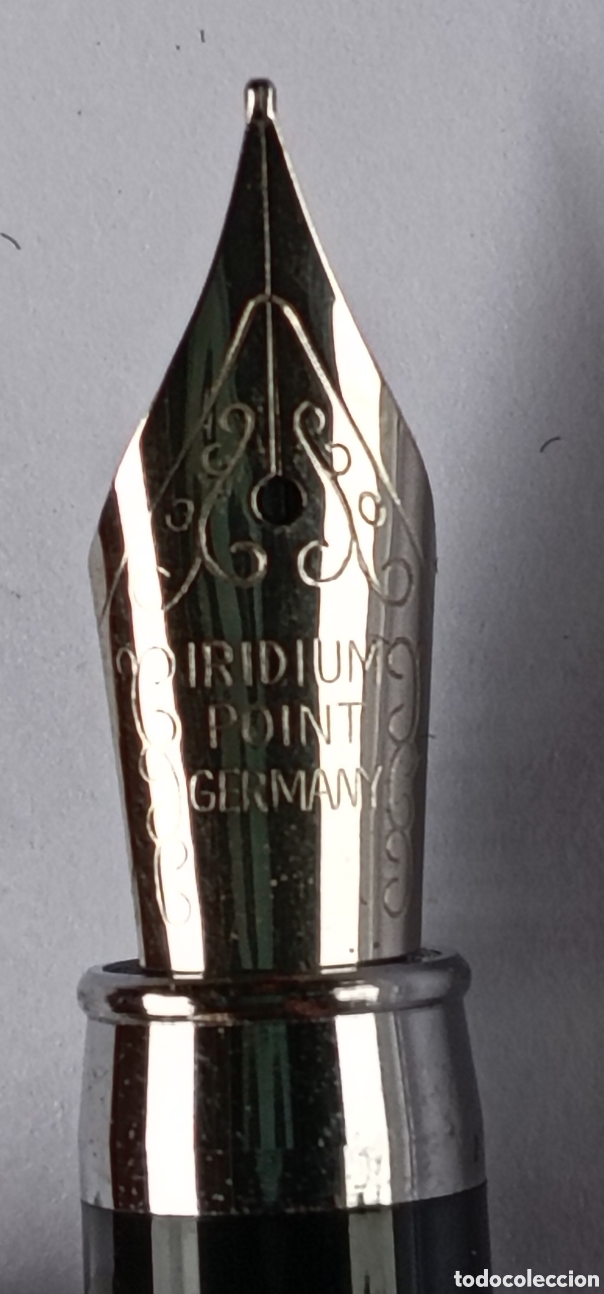 Plumas estilogr&aacute;ficas antiguas: Pluma estilografica con ba&ntilde;o de plata - Foto 6