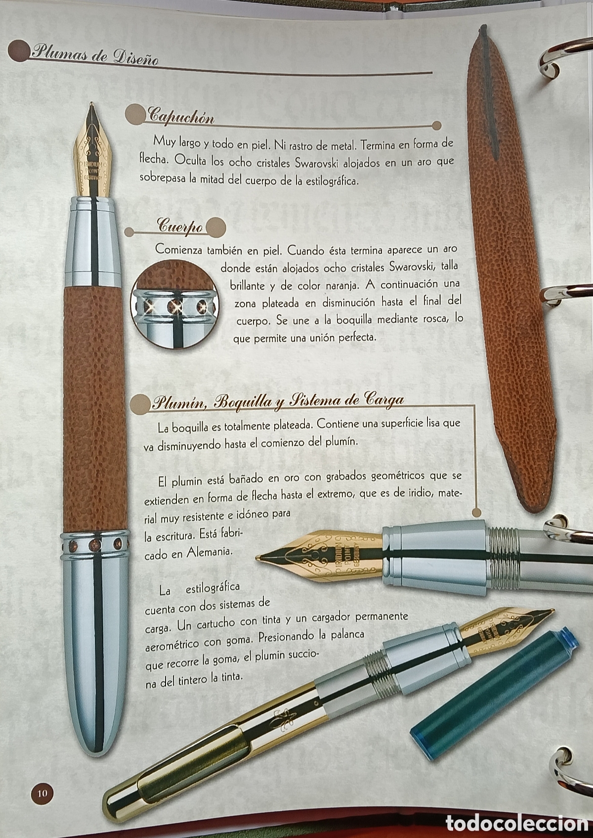Plumas estilogr&aacute;ficas antiguas: Pluma estilografica CURTIDA - Foto 2