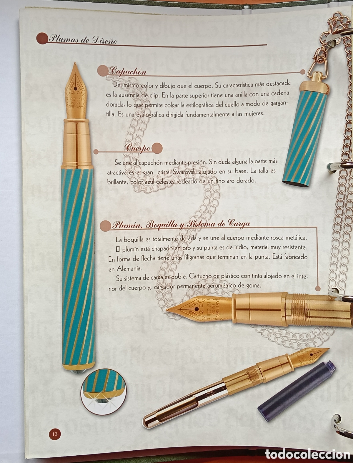 Plumas estilogr&aacute;ficas antiguas: Pluma estilografica GARGANTILLA - Foto 2