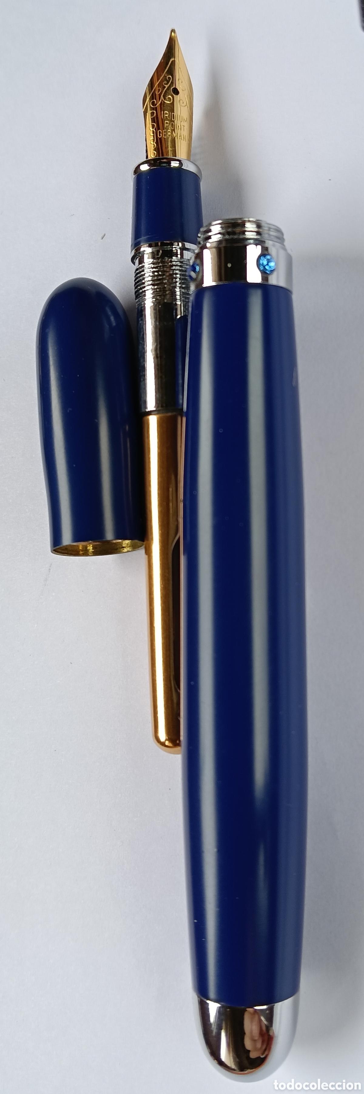 Plumas estilogr&aacute;ficas antiguas: Pluma estilografica BLUE - Foto 4