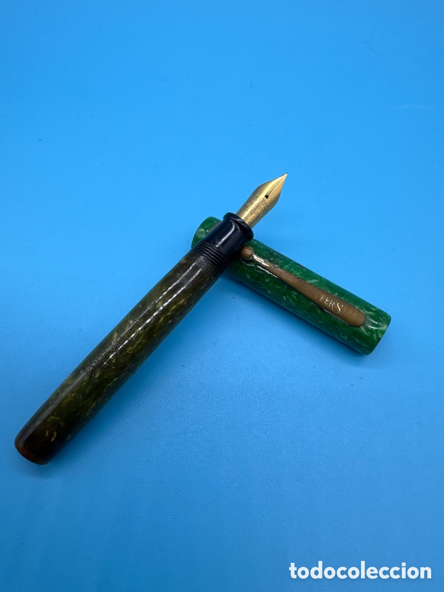 Plumas estilogr&aacute;ficas antiguas: Pluma estilogr&aacute;fica SHEAFFER&rsquo;S LIFETIME relaci&oacute;n montblanc parker aurora pelikan