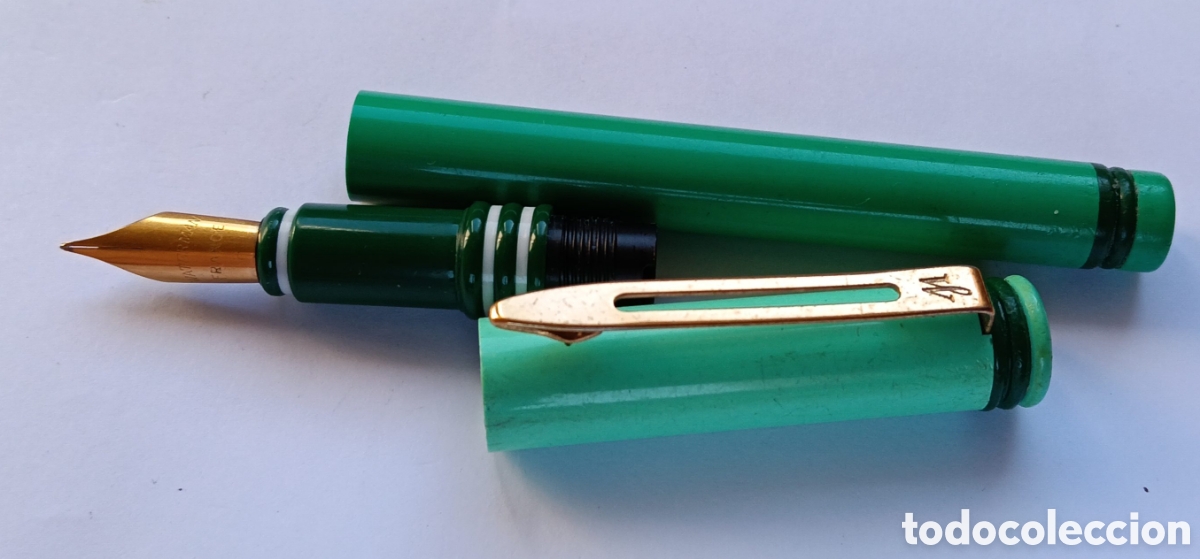 Plumas estilogr&aacute;ficas antiguas: Pluma estilografica Waterman Forum - Foto 5