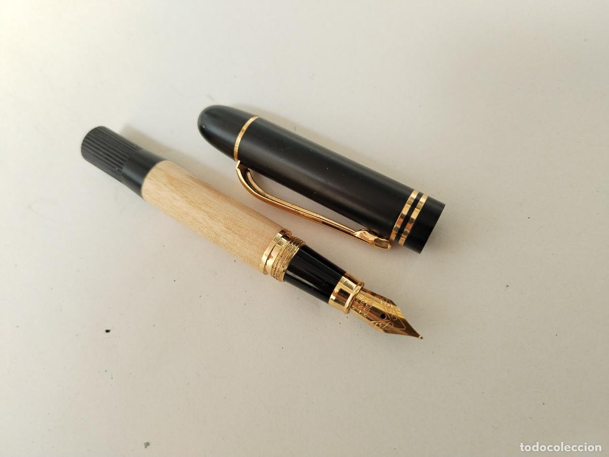 Plumas estilogr&aacute;ficas antiguas: pluma estilografica corta germany - Foto 3