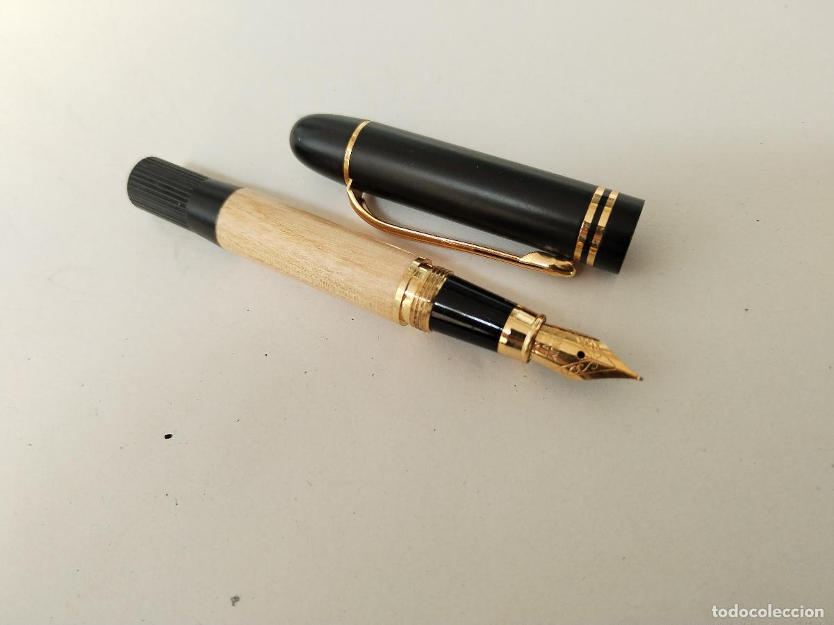 Plumas estilogr&aacute;ficas antiguas: pluma estilografica corta germany - Foto 5
