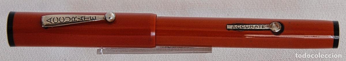 Plumas estilogr&aacute;ficas antiguas: ACCURATE FLAT TOP - BIG PEN - Foto 3