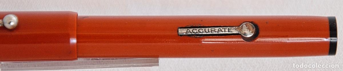 Plumas estilogr&aacute;ficas antiguas: ACCURATE FLAT TOP - BIG PEN - Foto 4