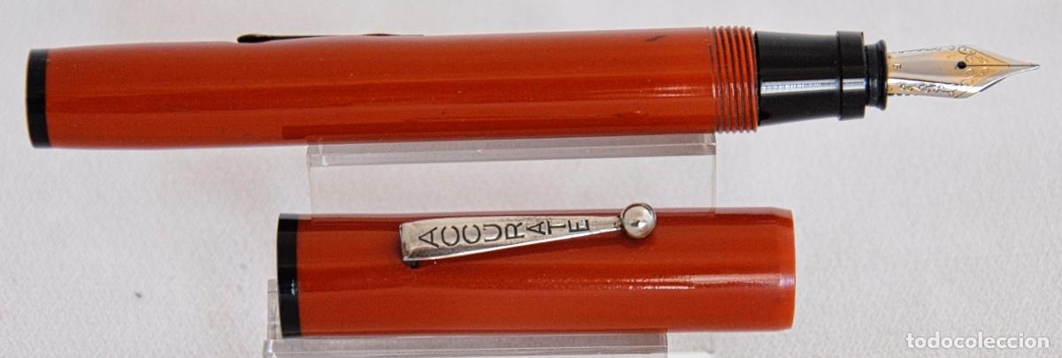 Plumas estilogr&aacute;ficas antiguas: ACCURATE FLAT TOP - BIG PEN - Foto 5