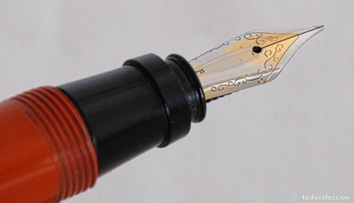 Plumas estilogr&aacute;ficas antiguas: ACCURATE FLAT TOP - BIG PEN - Foto 9