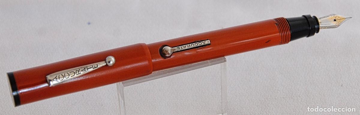 Plumas estilogr&aacute;ficas antiguas: ACCURATE FLAT TOP - BIG PEN - Foto 11