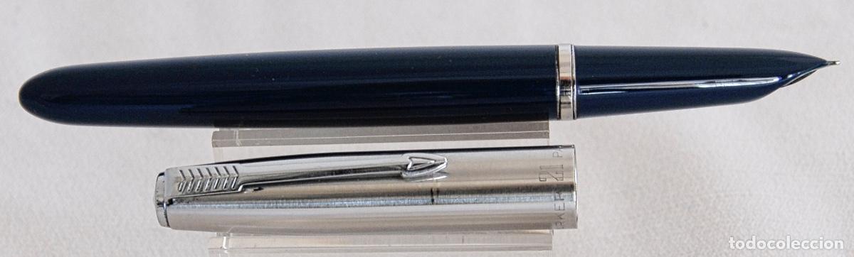 Plumas estilogr&aacute;ficas antiguas: PARKER 21 AZUL CAP SUPER 21 - Foto 1