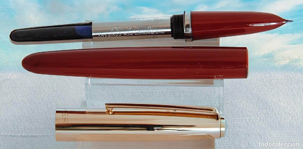 Plumas estilogr&aacute;ficas antiguas: PARKER SUPER 21 1950,s - Foto 7