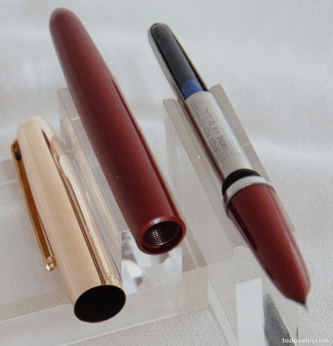 Plumas estilogr&aacute;ficas antiguas: PARKER SUPER 21 1950,s - Foto 8