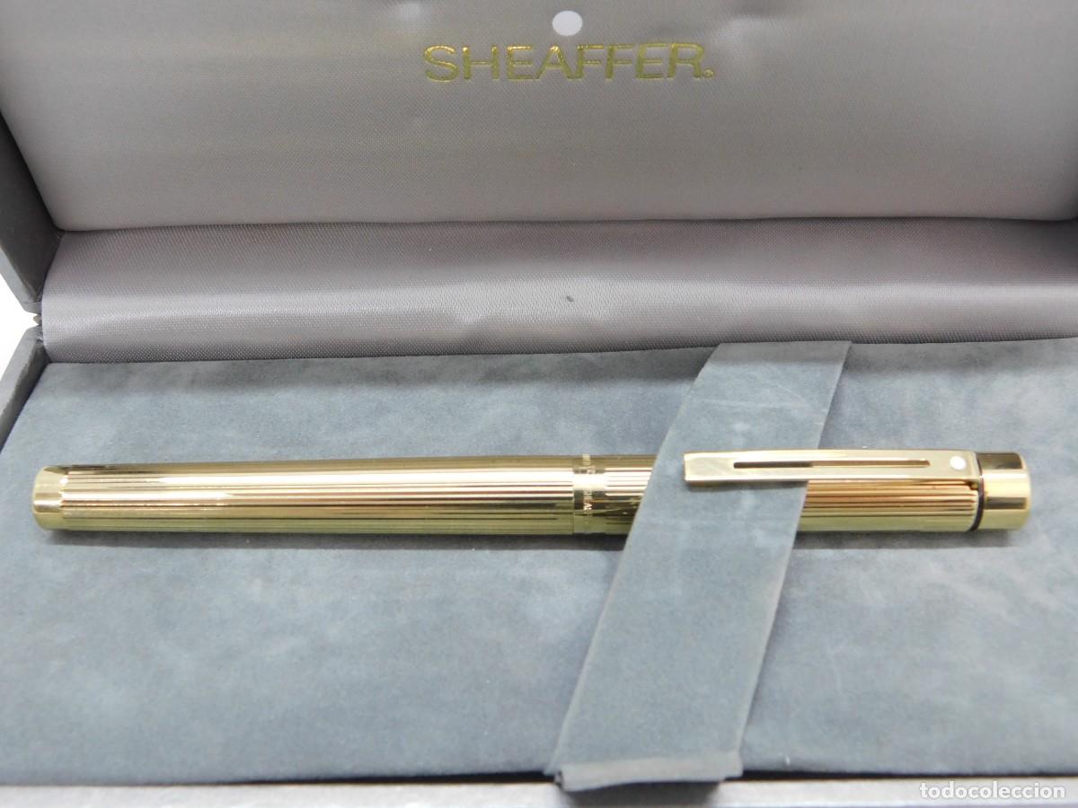 Plumas estilogr&aacute;ficas antiguas: PLUMA SHEAFFER - GOLD ELECTROPLATED - Foto 2