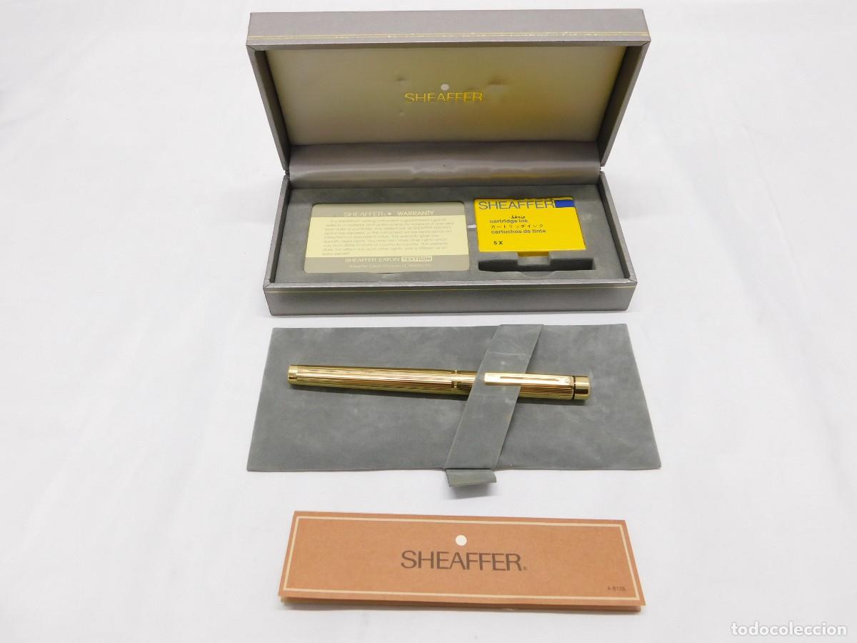 Plumas estilogr&aacute;ficas antiguas: PLUMA SHEAFFER - GOLD ELECTROPLATED - Foto 19