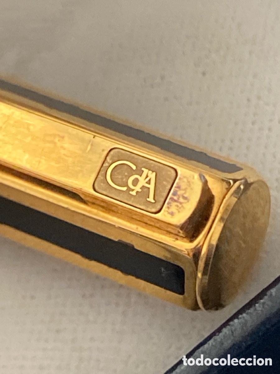 Plumas estilogr&aacute;ficas antiguas: CARAN D&rsquo;ACHE.Plumin oro 18cts - Foto 5