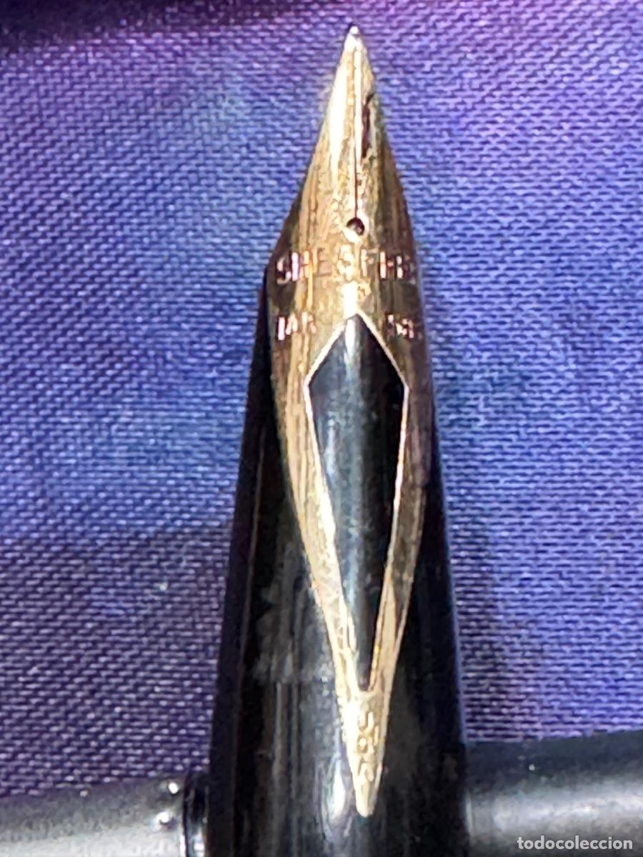 Plumas estilogr&aacute;ficas antiguas: Pluma estilogr&aacute;fica Sheaffer. muy bien conservada. - Foto 5