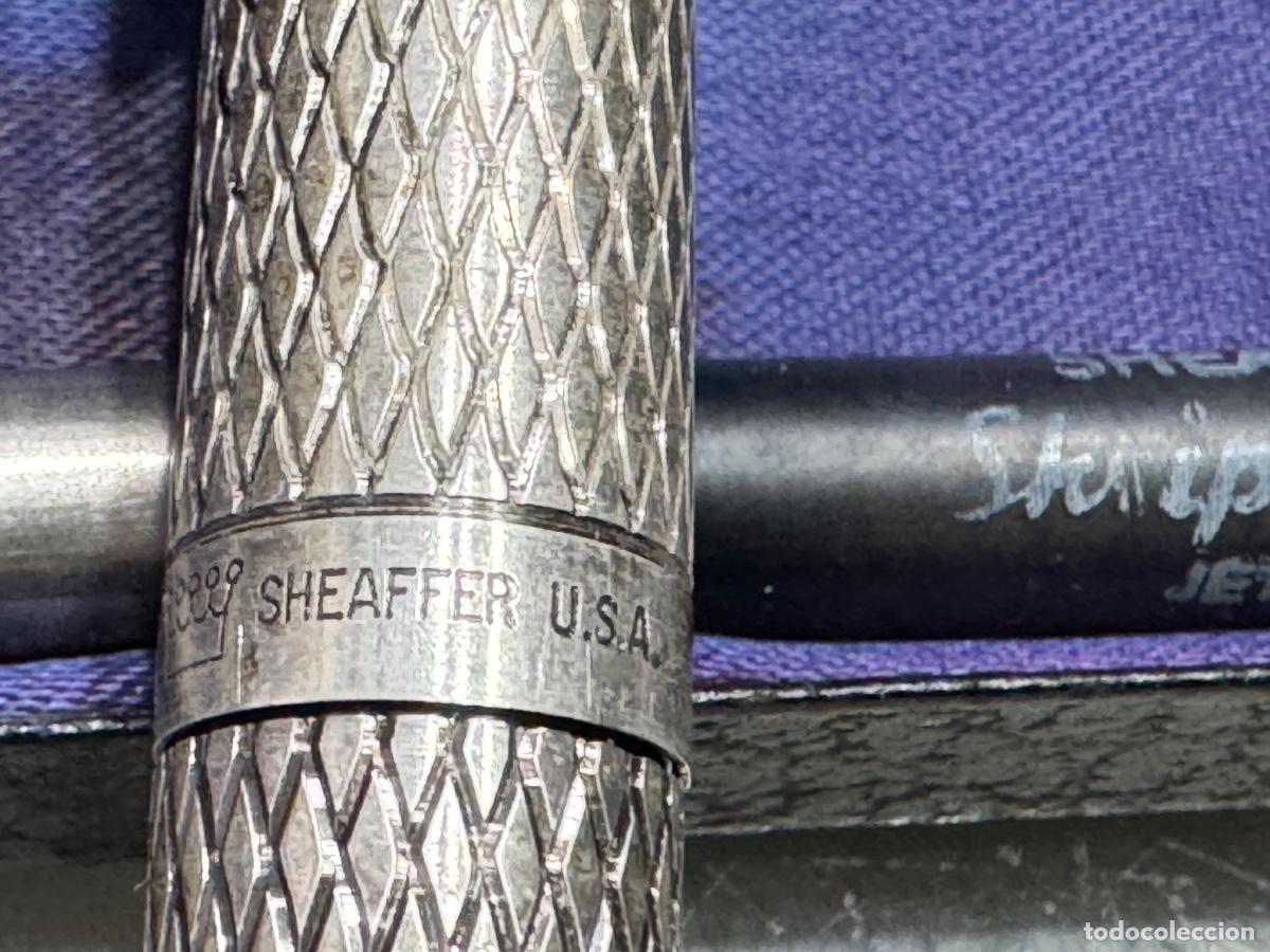 Plumas estilogr&aacute;ficas antiguas: Pluma estilogr&aacute;fica Sheaffer. muy bien conservada. - Foto 8