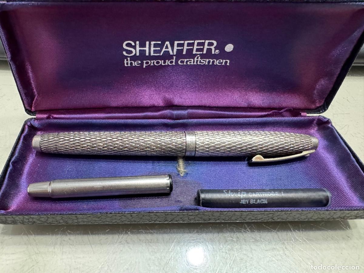 Plumas estilogr&aacute;ficas antiguas: Pluma estilogr&aacute;fica Sheaffer. muy bien conservada. - Foto 9
