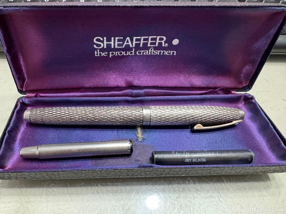 Plumas estilogr&aacute;ficas antiguas: Pluma estilogr&aacute;fica Sheaffer. muy bien conservada. - Foto 10