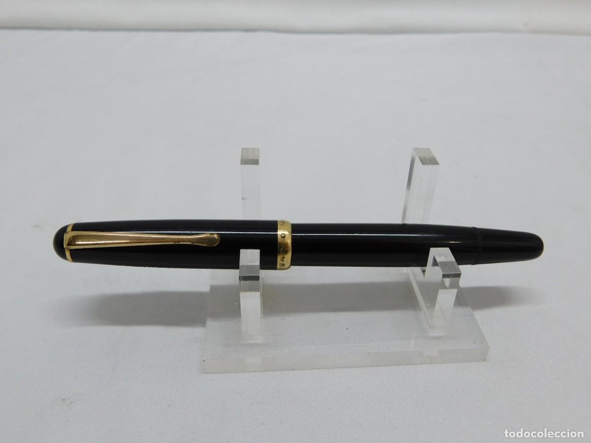 Plumas estilogr&aacute;ficas antiguas: PLUMA MONTBLANC MODELO M 342 - PLUMIN ORO 14K - Foto 1