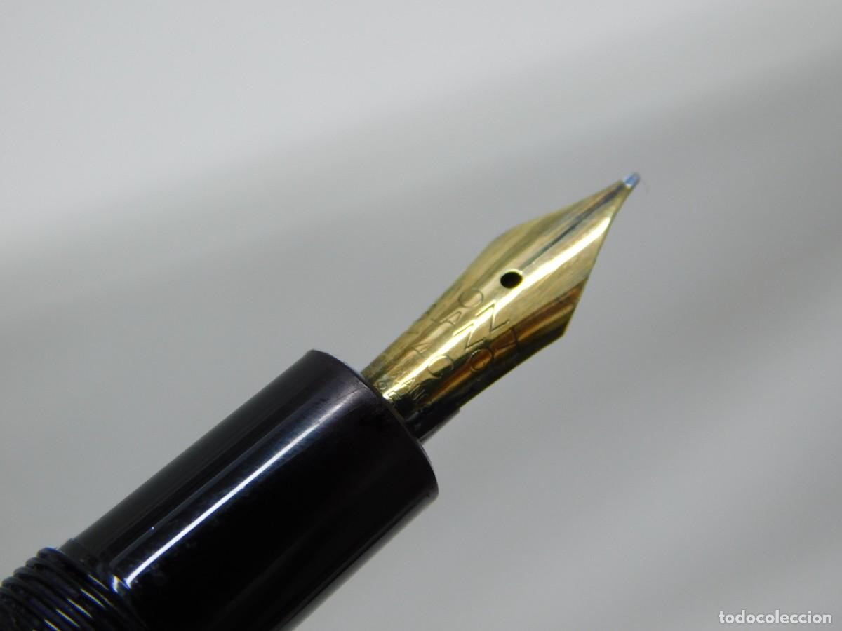 Plumas estilogr&aacute;ficas antiguas: PLUMA MONTBLANC MODELO M 342 - PLUMIN ORO 14K - Foto 14
