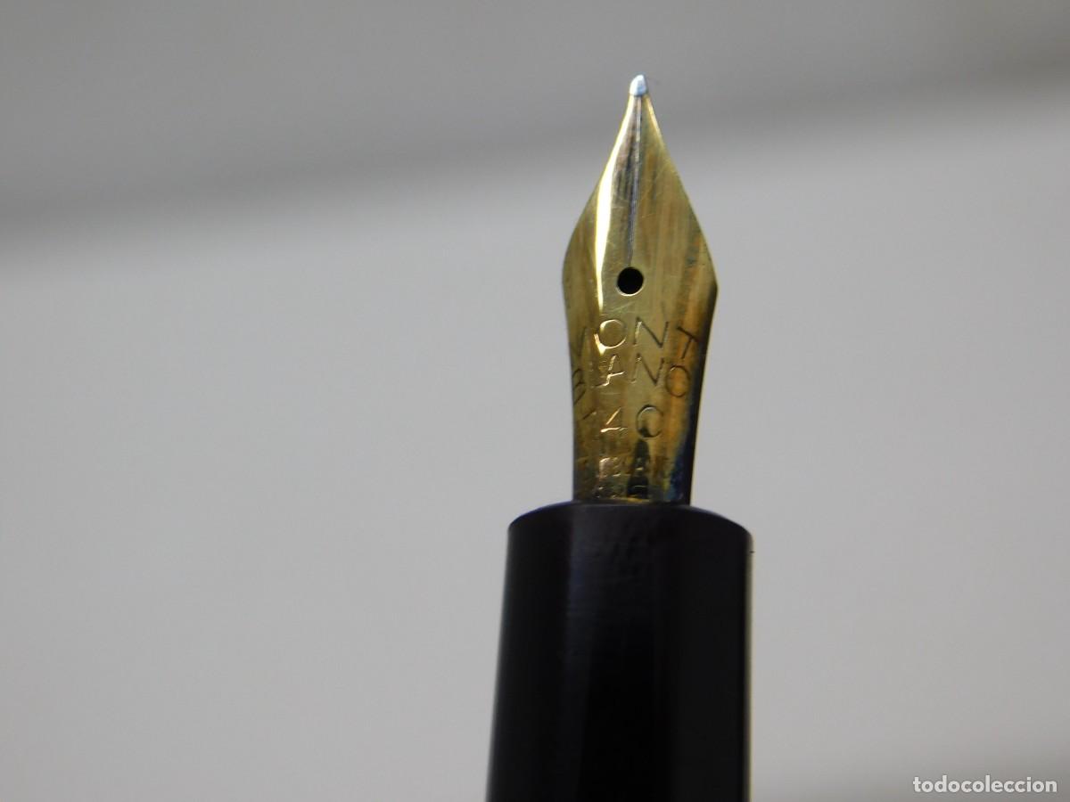 Plumas estilogr&aacute;ficas antiguas: PLUMA MONTBLANC MODELO M 342 - PLUMIN ORO 14K - Foto 16