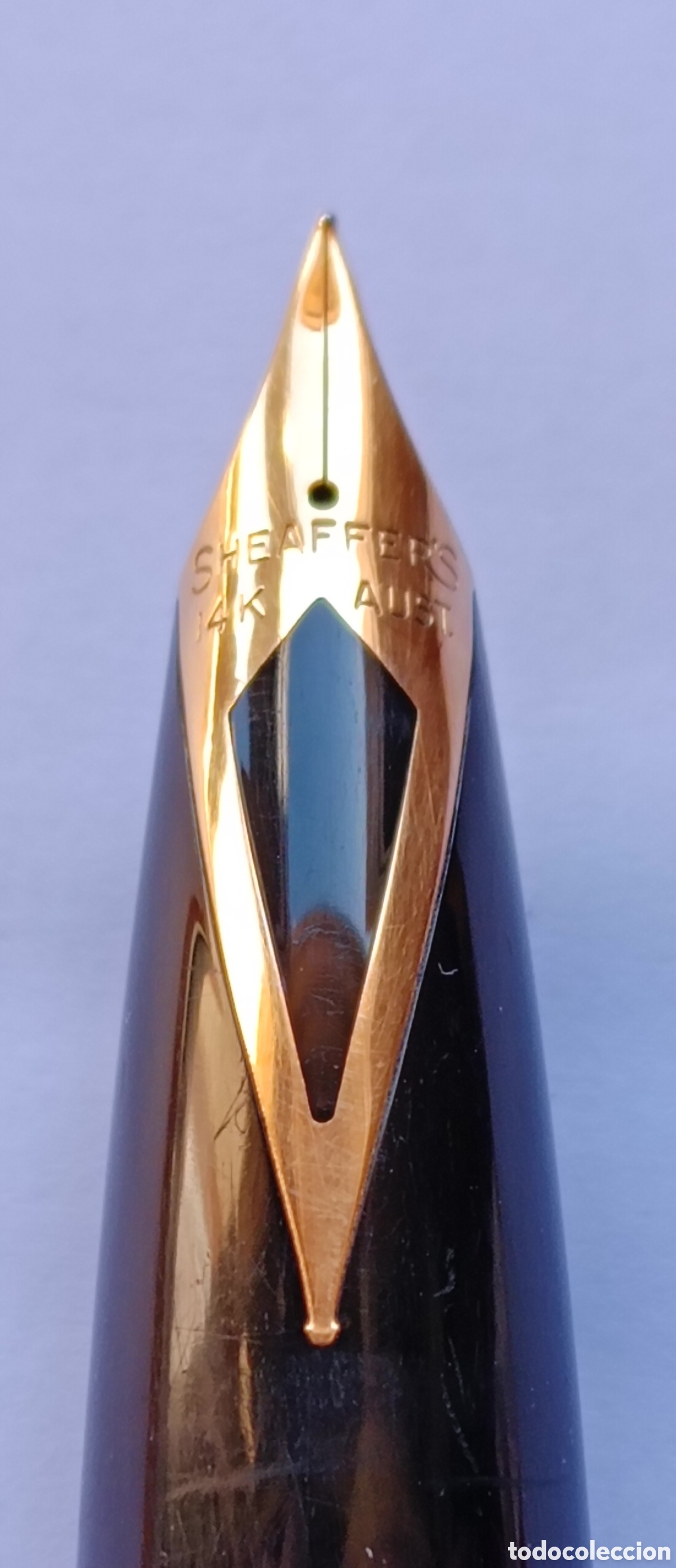 Plumas estilogr&aacute;ficas antiguas: Pluma estilografica Sheaffer Snorkel - Foto 7