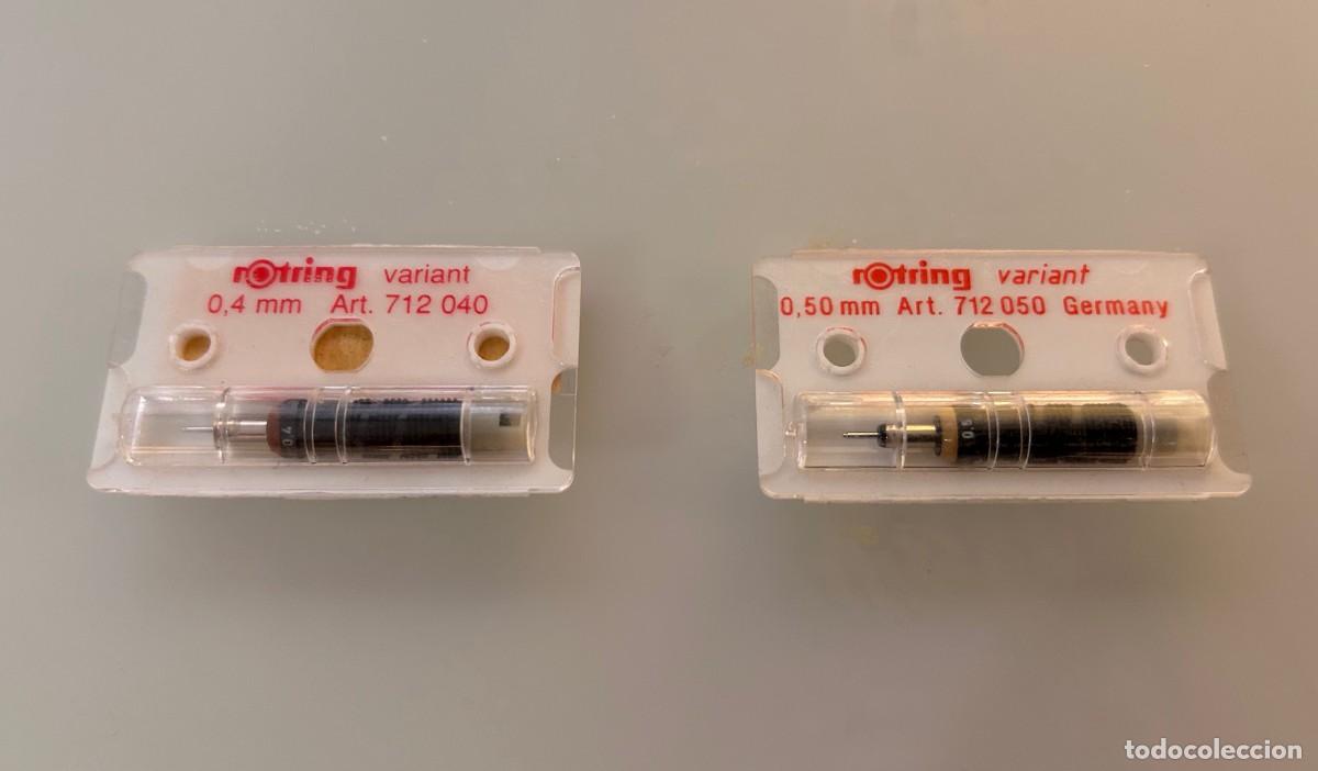Plumas estilogr&aacute;ficas antiguas: 2 Puntas de recambio rotring Variant B - Foto 1