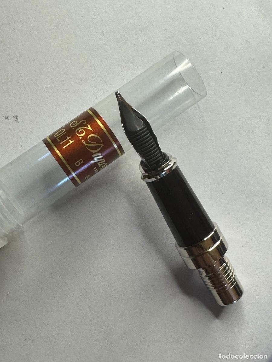 Plumas estilogr&aacute;ficas antiguas: PLUMIN DUPONT ORO 750 - Foto 2