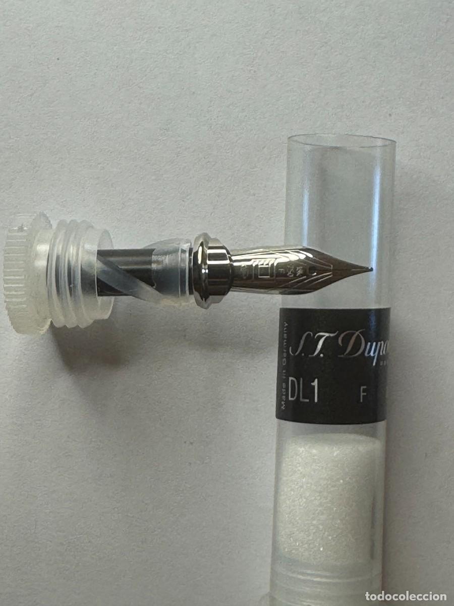 Plumas estilogr&aacute;ficas antiguas: PLUMIN DUPONT ORO 750 - Foto 2
