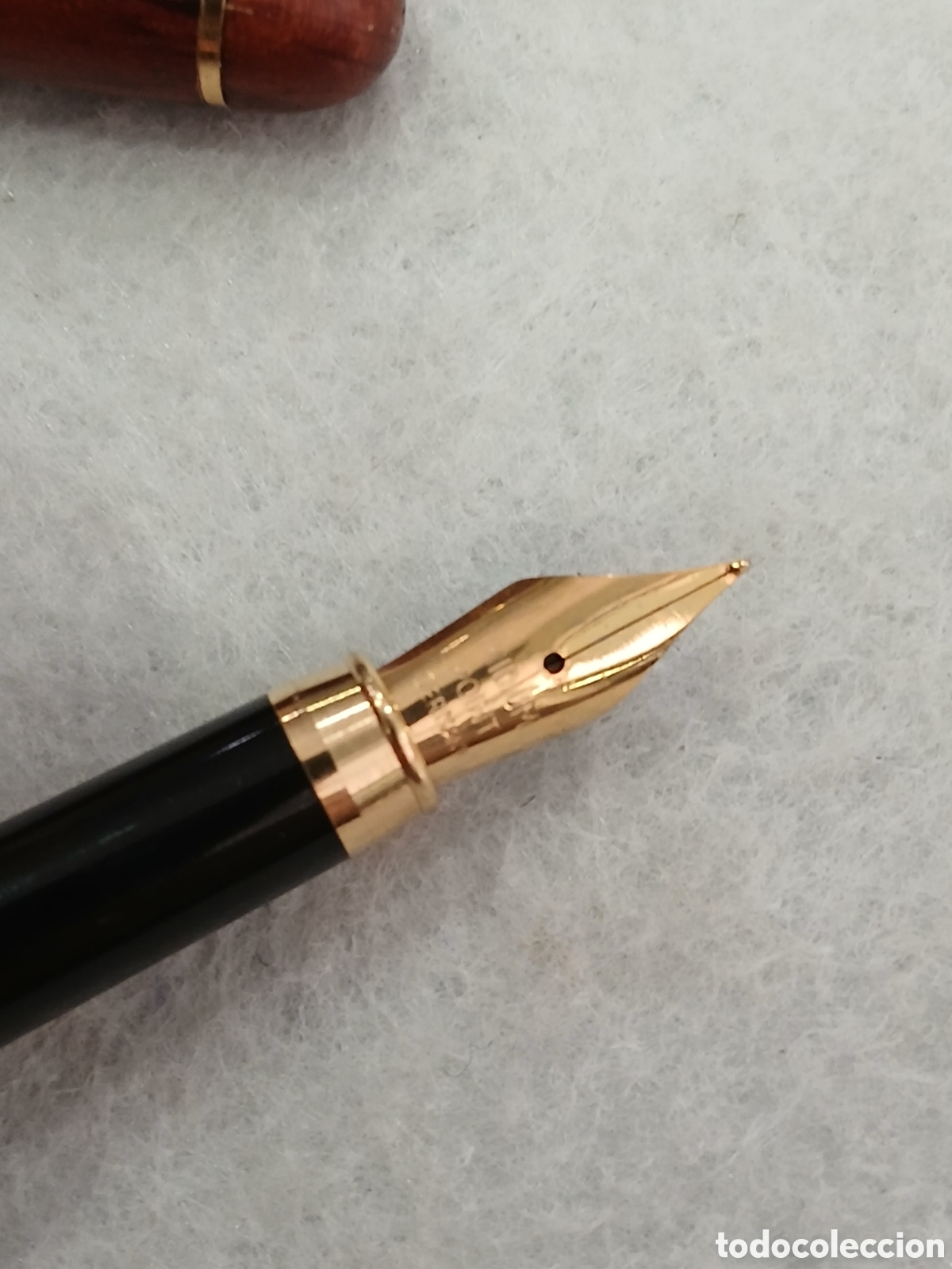 Plumas estilogr&aacute;ficas antiguas: Pluma estilogr&aacute;fica efecto madera. (L2) - Foto 3
